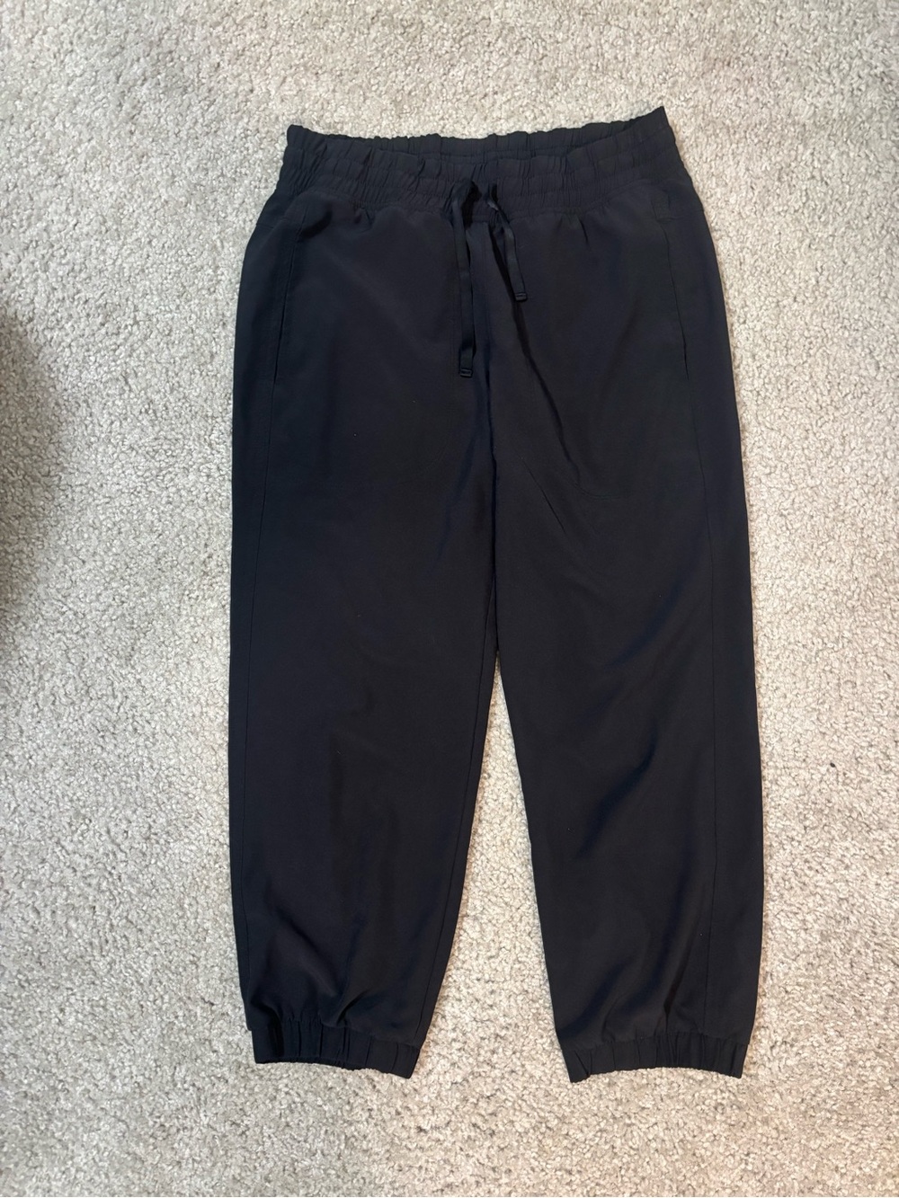 90 Degree By Reflex Black Elastic Waist Jogger Pants